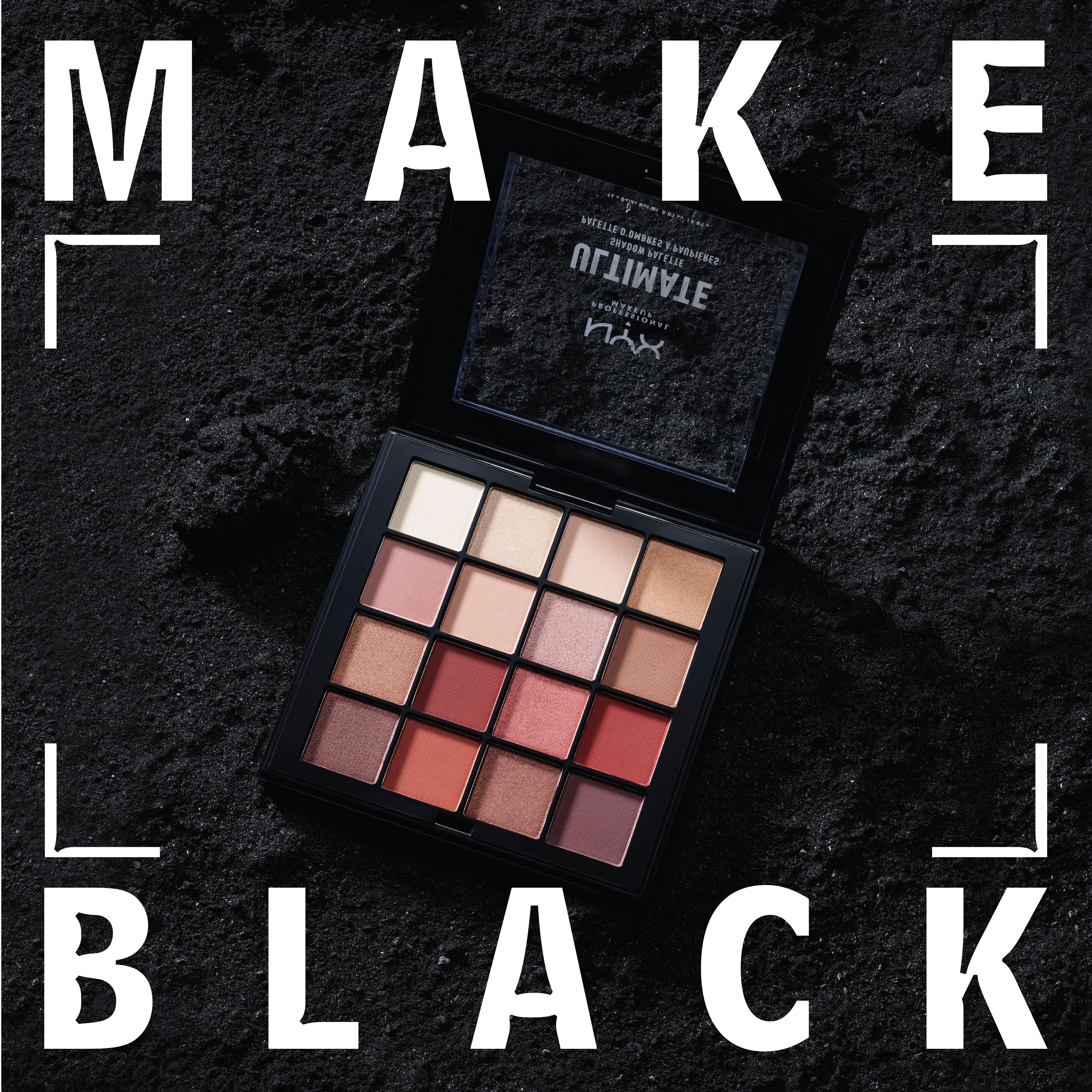 NYX Professional Makeup Make It Black Eyeshadow Palette 18$